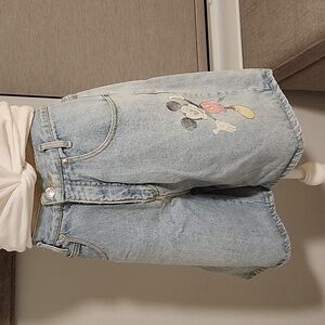 Vintage Denim Bermuda Mickey Shorts